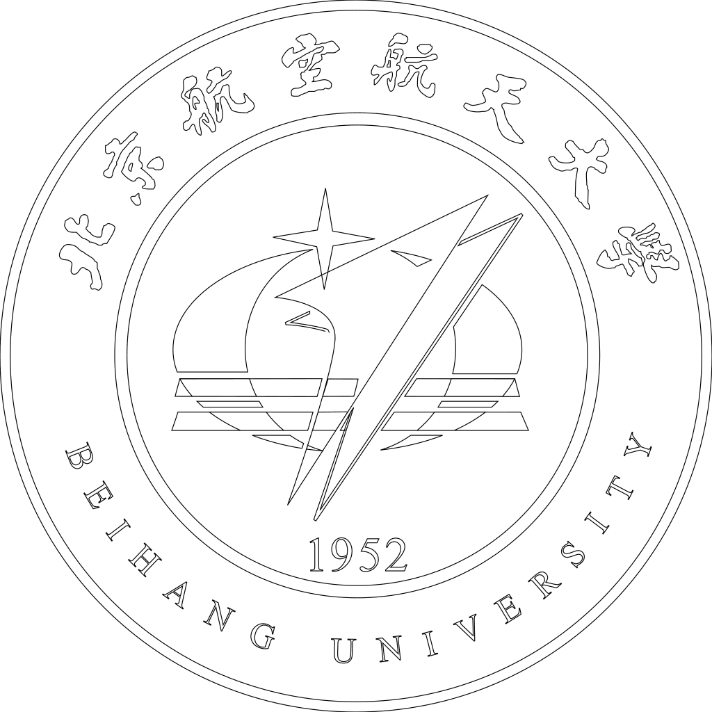 北京航空航天大学校徽轮廓图