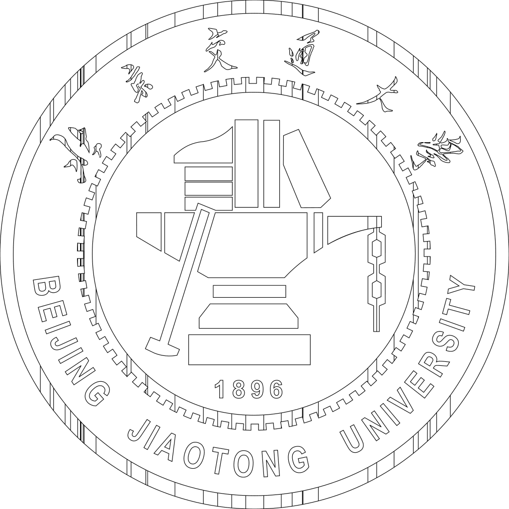 北京交通大学校徽轮廓图