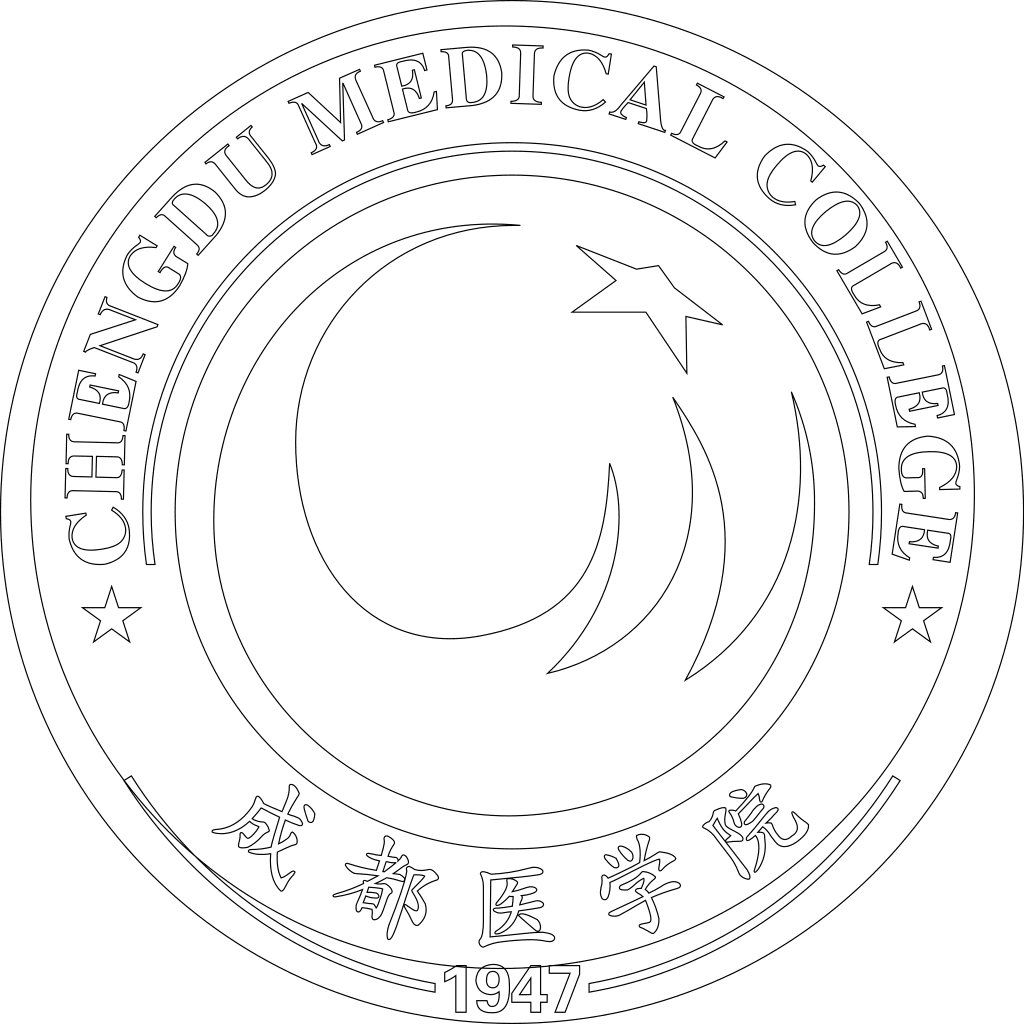 成都医学院校徽轮廓图