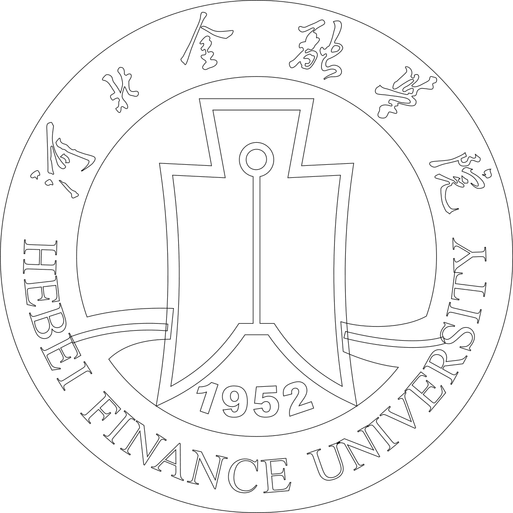 河北金融学院校徽轮廓图