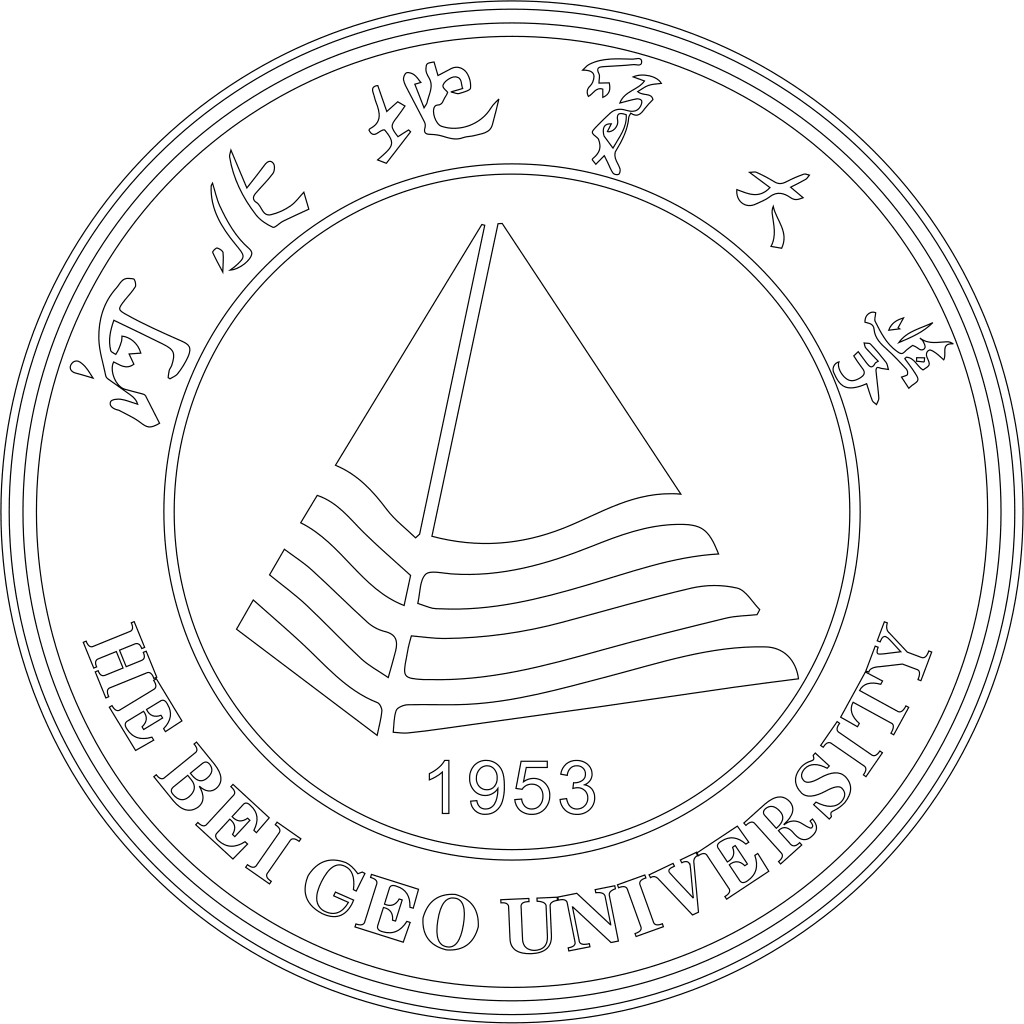 河北地质大学校徽轮廓图