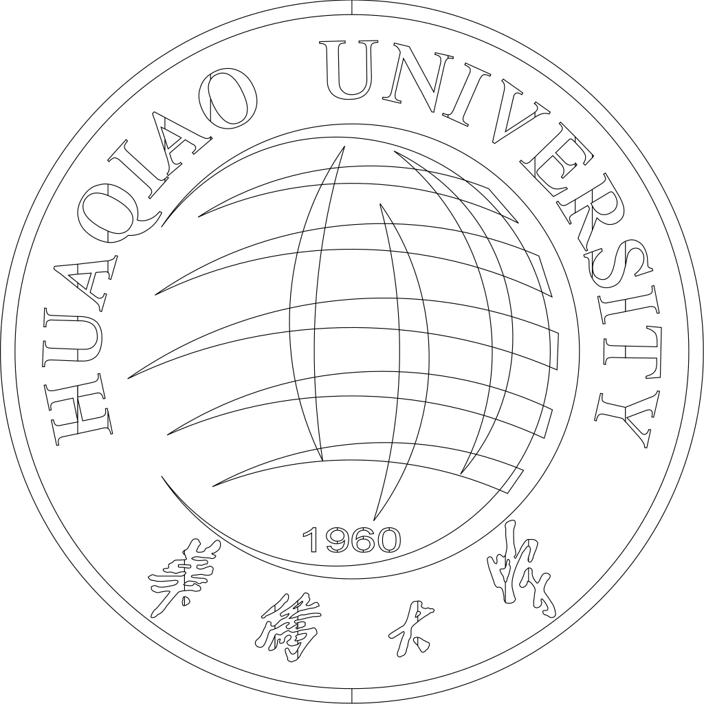 华侨大学校徽轮廓图