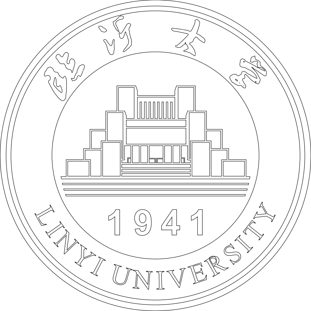 临沂大学校徽轮廓图