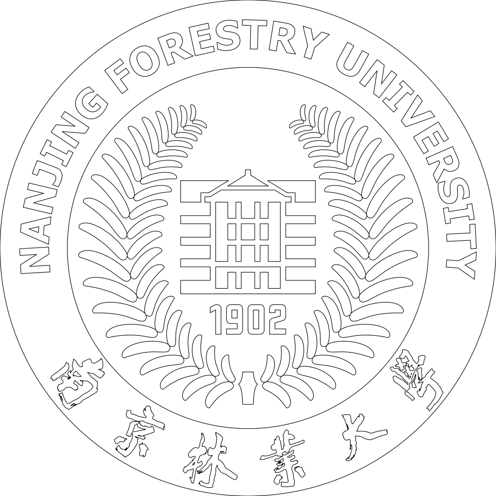 南京林业大学校徽轮廓图