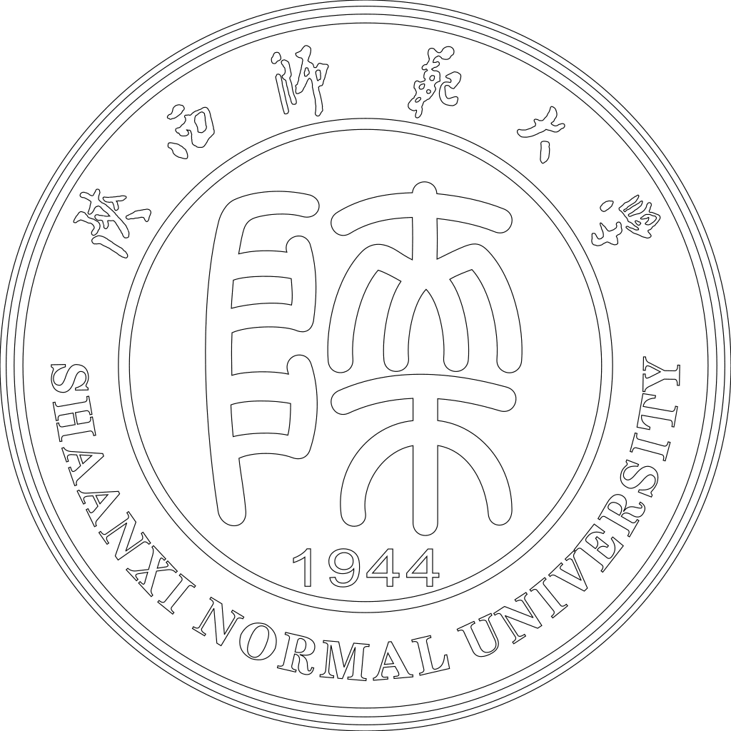 陕西师范大学校徽轮廓图